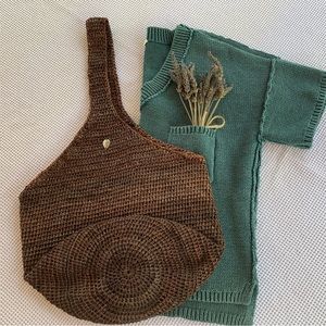 Vintage Kaminski Raffia Handbag